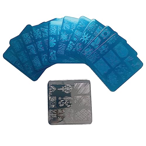 FingerAngel Nail Stamping Kit with 10 Plates Stamper and Scraper