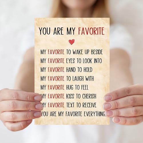 Anniversary Greeting Card for Couples - Romantic Gift Card (ZN389)