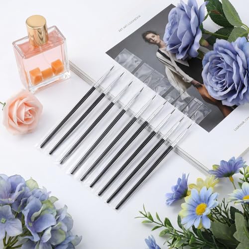 8-Piece Fine Point Eyeliner Brush Set for Gel and Powder Makeup