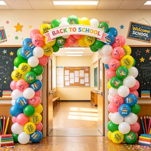 Back to School Balloon Set - 45PCS Classroom Party Decor