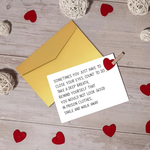 Funny Encouragement Card for Friends & Family - Hilarious Gift