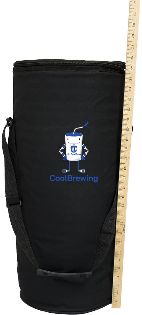 Keg Cooler for Home Brew. Beer Cooler for 5 Gallon Keg, Corny and Cornelius Kegs by Cool Brewing. CoolBrewCorny 3.0 Version