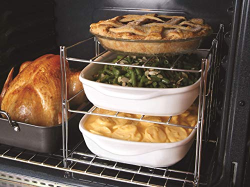 Nifty 3-Tier Oven Rack - Non-Stick, Compact & Dishwasher Safe