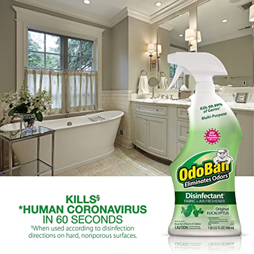 OdoBan Eucalyptus Disinfectant Spray Set - 32 Oz, Pack of 3