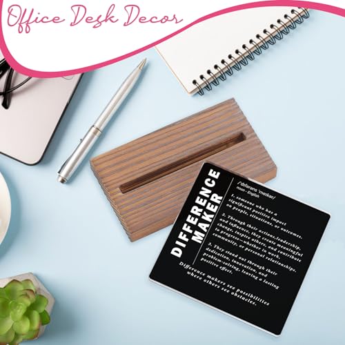 Mentor Coach Appreciation Gift Acrylic Desk Plaque with Wood Stand