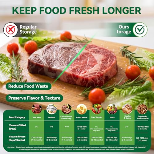 15-Pack Reusable Vacuum Seal Bags for Food Storage - L/M/S Sizes