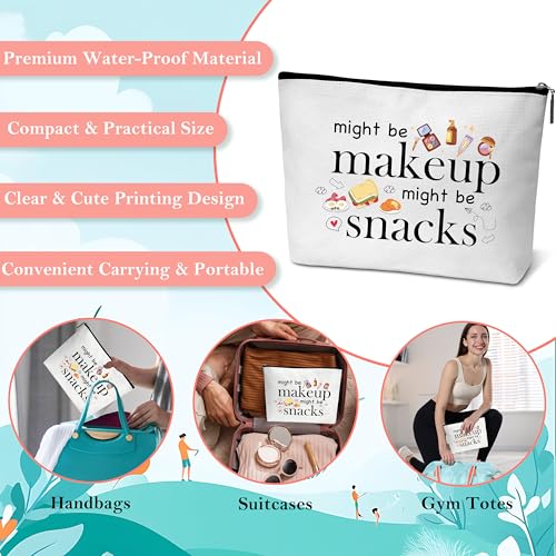 Beshoul Funny Friendship Makeup Bag - Bestie Cosmetic Pouch for Travel