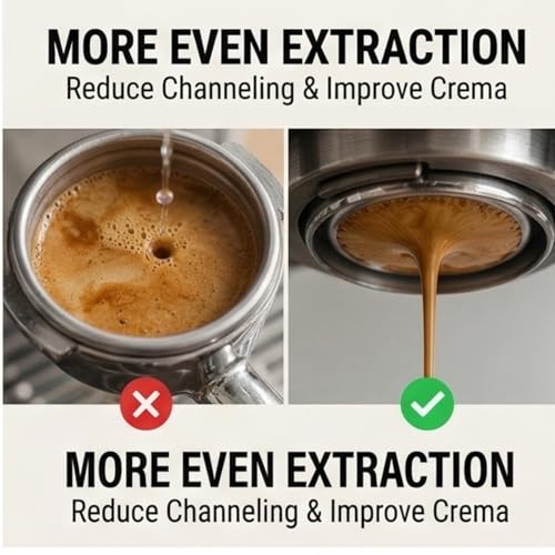 54mm Espresso Puck Screen 0.8mm Stainless Steel Reusable Filter