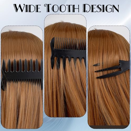 Bruislard 3-in-1 Styling Comb, Slicked-Back Hair & Texture Comb
