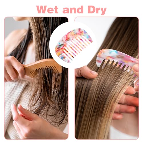 Mabor Wide Tooth Hair Comb Anti-Static Pocket Size Detangling Comb
