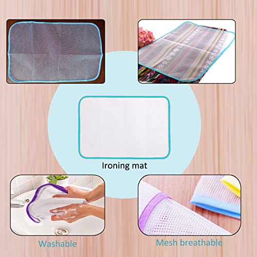 SEHXIM 5-Pack Ironing Mesh Cloth, Heat Resistant Protective Pad 30x50cm