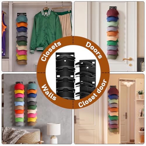 Hat Organizer for Baseball Caps – Holds Up to 20 Hats