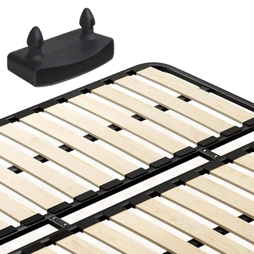 20PCS Black Plastic Bed Slat End Caps for Stability & Protection