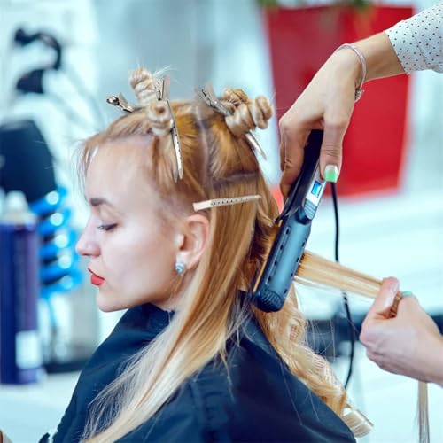 Metal Duck Bill Hair Clips 3.5 Inch Rustproof Alligator Curl Clips for Hair Styling Salon 10 Pack