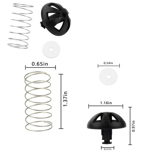 2PK-990117900 990237500 For Hamilton Beach Coffee Makers for Coffee Machine Brew Basket Bottom Spring Loaded Stopper Kits Replacement Brew Basket