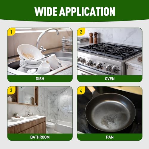 Yellow Dishwand Refills 3-Pack for Scotch-Brite & Helime Handles - Non-Scratch Sponge