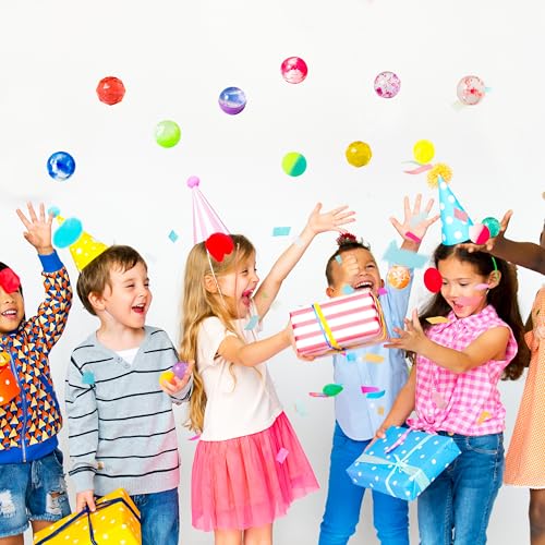 JOYIN 24 Pack 1.26" Multistyle Bouncy Balls with Storage Bag for Kids
