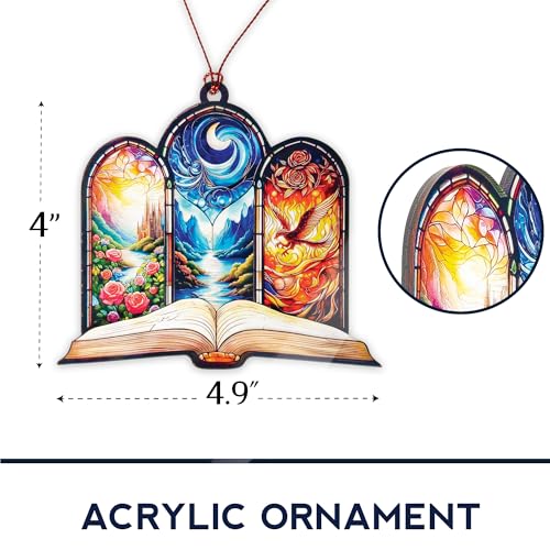 Book Lover Acrylic Ornament Literary Home Decor Gift