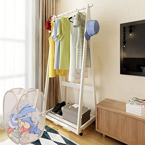 Aplter Beige Pop Up Mesh Laundry Hamper Folding Storage Bin