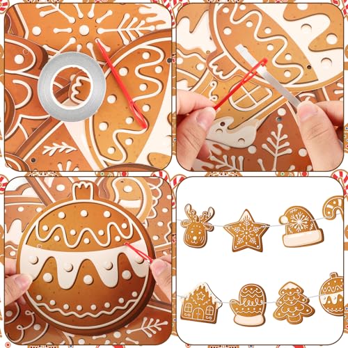 Gingerbread Garland Decoration for Christmas & New Year