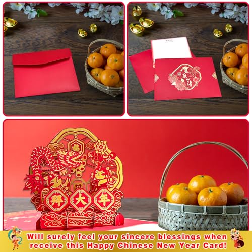 2026 Chinese New Year 3D Pop Up Card - Year of the Snake