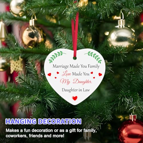 Ceramic Christmas Ornament for Future Daughter-in-Law Gift