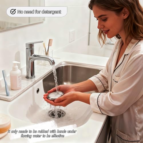 Stainless Steel Soap Bar - Odor Eliminator for Kitchen & Hands