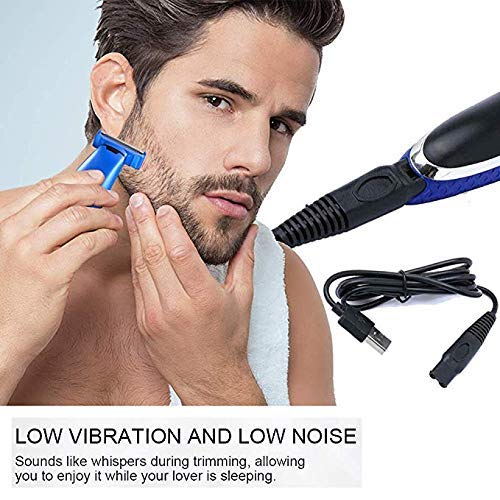 INVODA USB Shaver Charger Cable for Men's Solo Body Trimmer with Brush