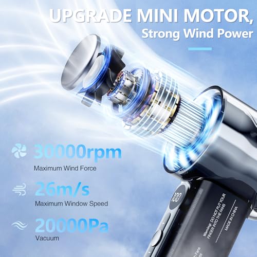 DONGULI 8000mAh Portable Handheld Turbo Fan with Ice Compress