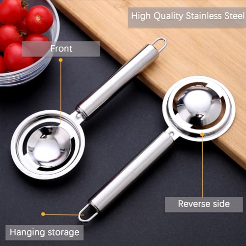 Stainless Steel Egg Separator for Yolk and White Separation