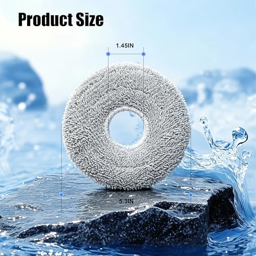 10-Pack Microfiber Mop Pads for Dreame Robot Vacuums