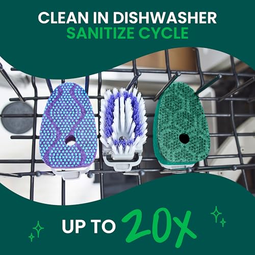 Scotch-Brite Heavy Duty Dishwand with Soap Control - Odor Resistant