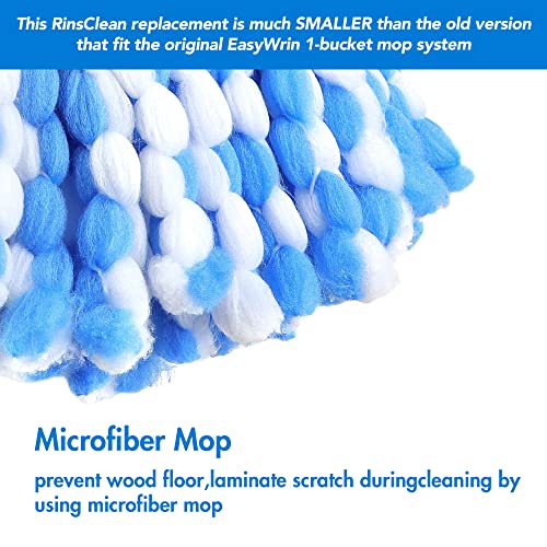 3-Pack Microfiber Mop Replacement Heads for O-Ceda RinseClean Spin Mop