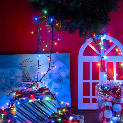 49FT 500 LED Multicolor Christmas String Lights with 8 Modes and Timer
