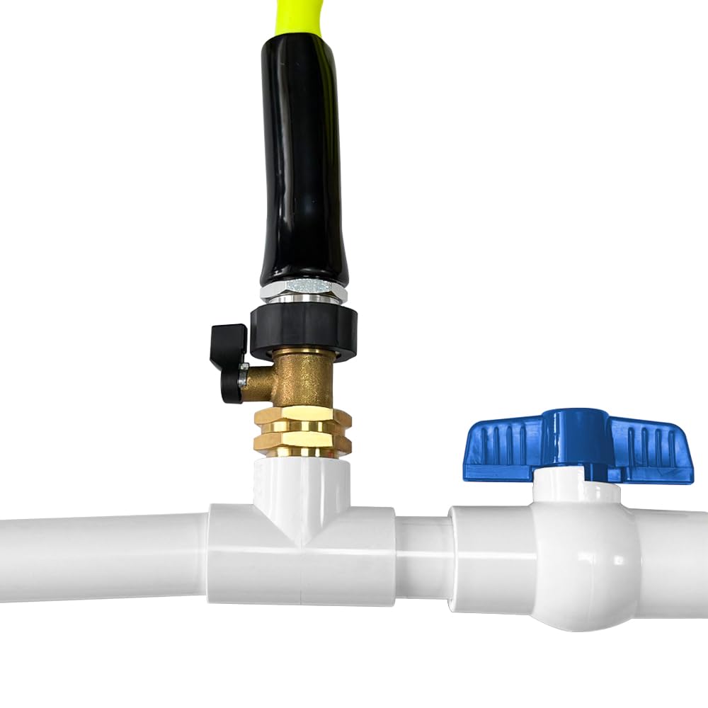 WESUA 3/4 Garden Pipe Fitting AC Drain Line Cleaner Tool,AC Drain Line Unclogger,Quickly and Effectively Unclog condensate Water blockages