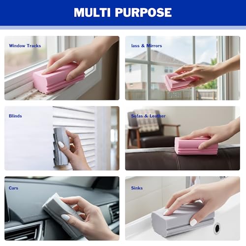iKLYN Super Absorbent PVA Cleaning Sponges - 4 Pack for Multi-Surface Use