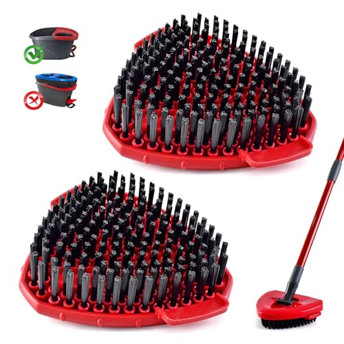 DLAIMI Scrubber Mop Head for O-Cedar EasyWring 1-Tank Spin Mop Attachment