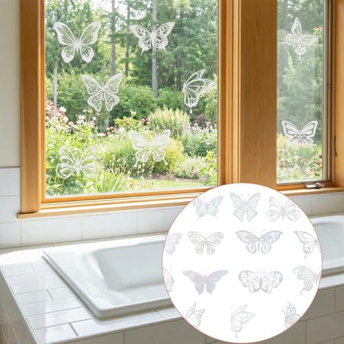 24-Piece Anti-Collision Window Decals for Bird Strike Prevention