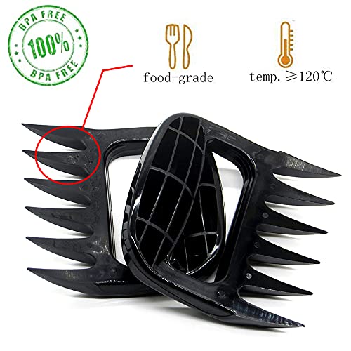 2-Pack Meat Claws - Razor-Sharp Shredders for Grilling & Roasting