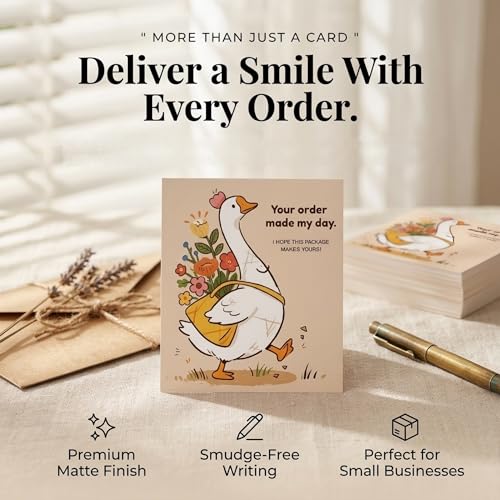 160Pcs Thank You Cards for Small Business - 3x3.5 Inch Style 1
