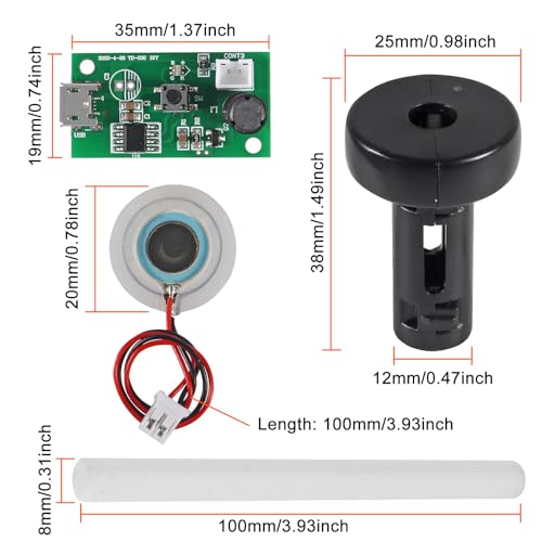 USB Mist Maker Module 5V Atomization Plate for Humidifier DIY Projects