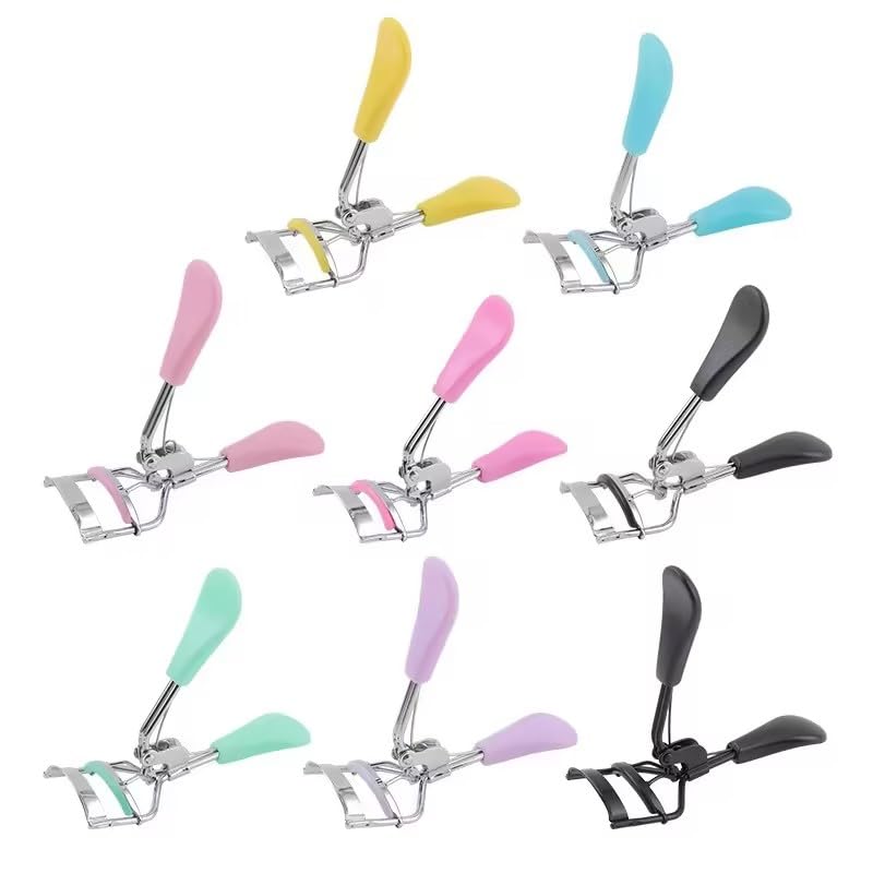 Jinshining Professional Blue Eyelash Curler with Ergonomic Handle