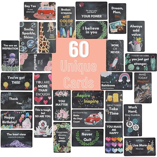 Mr. Pen 60pcs Inspirational Affirmation Cards - Positive Quotes