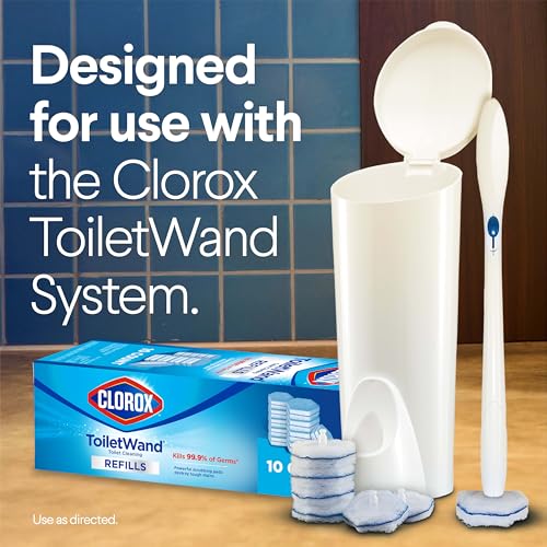 Clorox ToiletWand Cleaner Refills 10 Count - No-Touch Cleaning