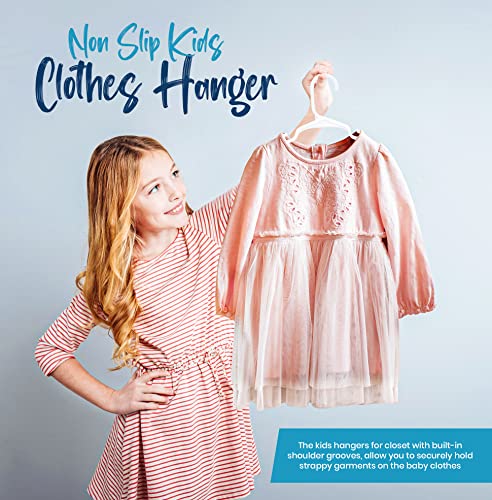 Utopia Home Kids Hangers - 11.5 Inch Non-Slip Baby Closet Hangers (360 Pack)