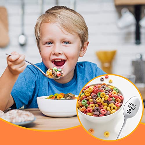 Cereal Killer Spoon - Funny Stainless Steel Gift for Dad