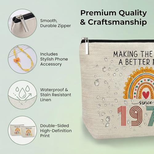 1976 Commemorative Canvas Makeup Bag & Phone Lanyard Set