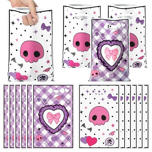50PCS Kawaii Cartoon Anime Party Favor Bags - Purple Gift Bags
