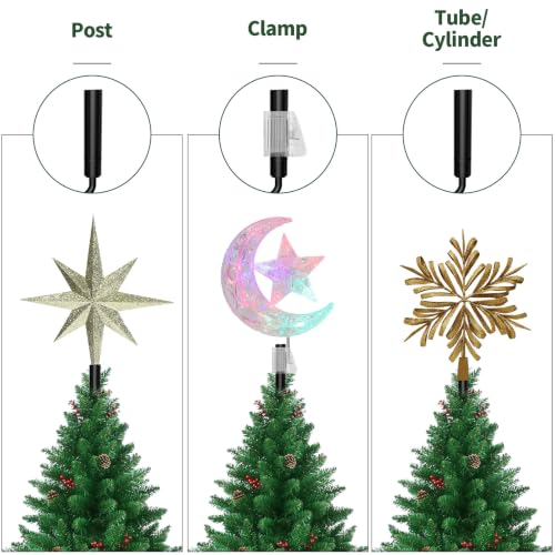 Christmas Tree Topper Holder Stand - Universal Decorative Support for Tree Toppers