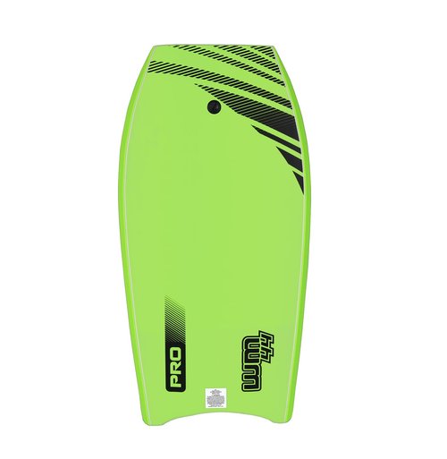 44 inch Body Board Ultimate Wavemaster Pro Bodyboard, Super EPS Core with Pro Quality Wrist Leash